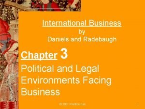 International business chapter 3