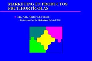 Características de los productores