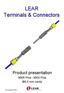 Lear connectors