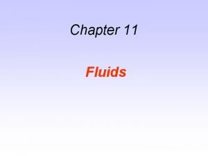 Fluid density definition