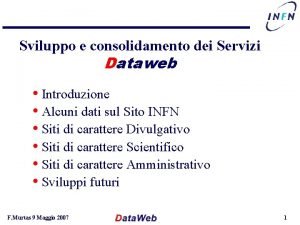 Servizi dataweb