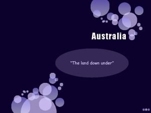 Why is australia called the 