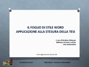 Indice delle figure word