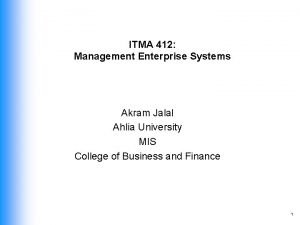 Enterprise resource planning example Enterprise resource planning example