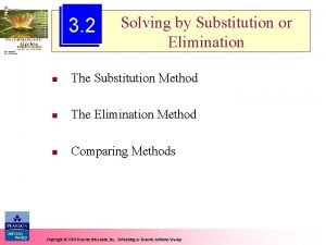 Elimination method example