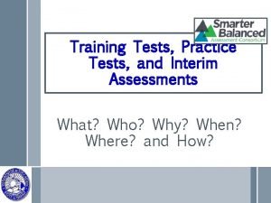 Interim practice test Interim practice test