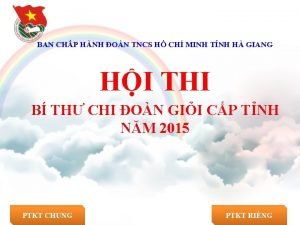 BAN CHP HNH ON TNCS H CH MINH