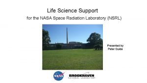 Life Science Support for the NASA Space Radiation