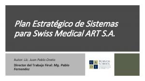 Organigrama swiss medical