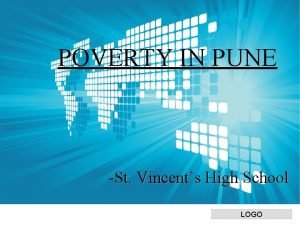 POVERTY IN PUNE St Vincents High School LOGO