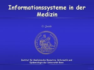 Vzk medizin