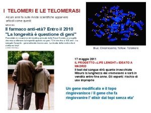 Telomero etimologia