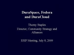 Dura cloud