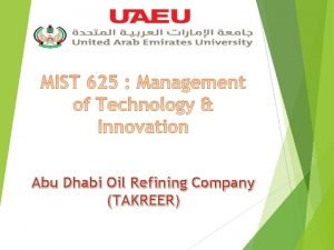 Abu dhabi oil refining company