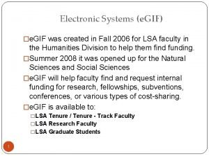 Electronic Systems e GIF e GIF was created