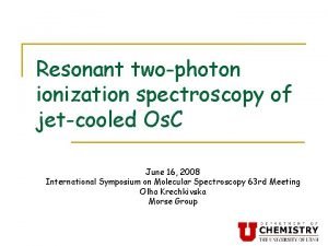 Resonant twophoton ionization spectroscopy of jetcooled Os C