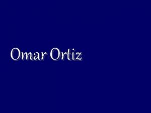 Omar Ortiz El pintor mexicano Omar Ortiz 1977
