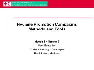 Hygiene promotion activities