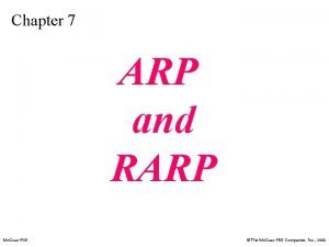 Rarp packet