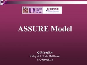 Model assure