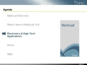 Mathcad 14 Mathcad 14