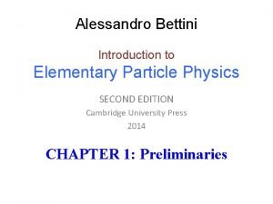 Particle classification diagram