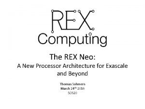 Rex computing