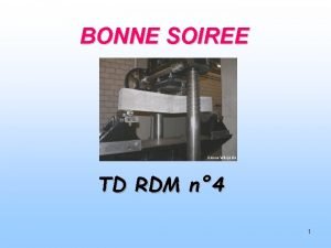 BONNE SOIREE Source Wikipdia TD RDM n 4