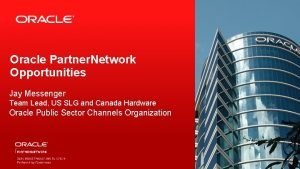 Oracle partner network