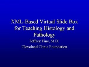 Histology slide box