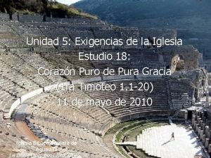 Unidad 5 Exigencias de la Iglesia Estudio 18