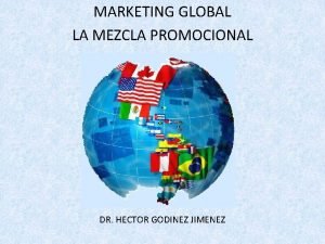 Mezcla de mercadotecnia global