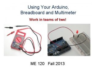 How to use a multimeter on a breadboard