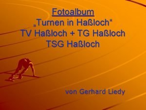 Fotoalbum Turnen in Haloch TV Haloch TG Haloch