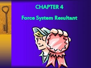 CHAPTER 4 Force System Resultant 4 1 Moment