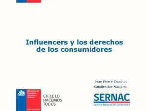 Influencers y los derechos de los consumidores Jean