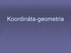 Koordináta geometria kör és egyenes metszéspontja