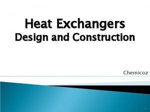 Tema standard for heat exchanger