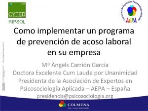 Como implementar un programa de prevencin de acoso