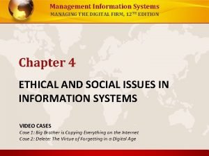 Management information systems managing the digital firm