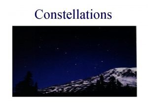 Constellations What is a star A STAR is