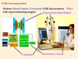NMR Instrumentation Modern Pulsed Fourier Transform NMR Spectrometer