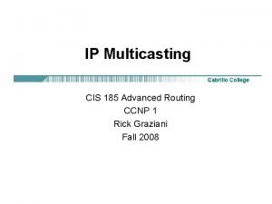Routing and switching protocols