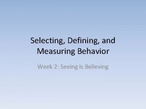 Pivotal behavior vs behavioral cusp