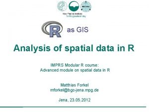 Applied spatial data analysis with r