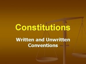 Is canada's constitution written or unwritten