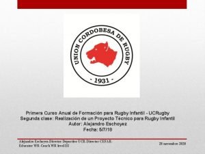 Planificación de rugby infantil