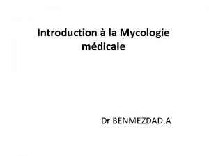 Mycologie