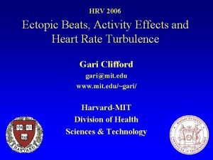 HRV 2006 Ectopic Beats Activity Effects and Heart
