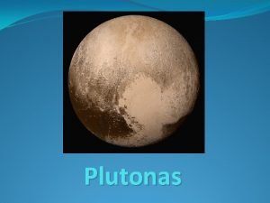 Planeta plutonas